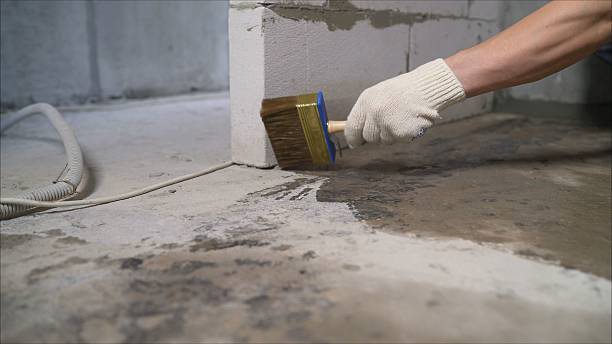 Crawl space vapor barrier installation in Hobart, WI